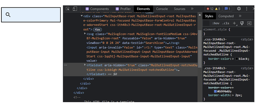 Screenshot of code on a computer